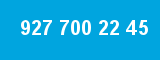 927 700 22 45 927 700 22 45